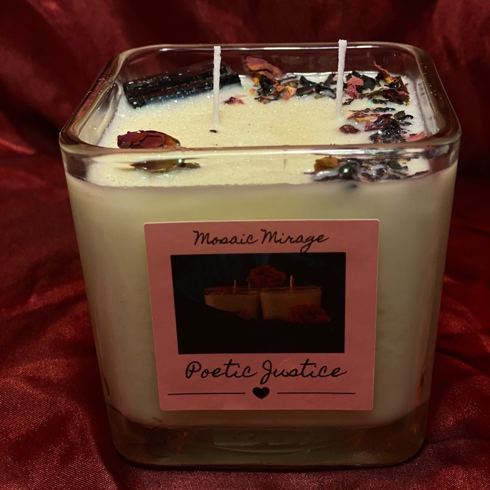 Organic soy wax manifestation/intention candles - Picture 1 of 3